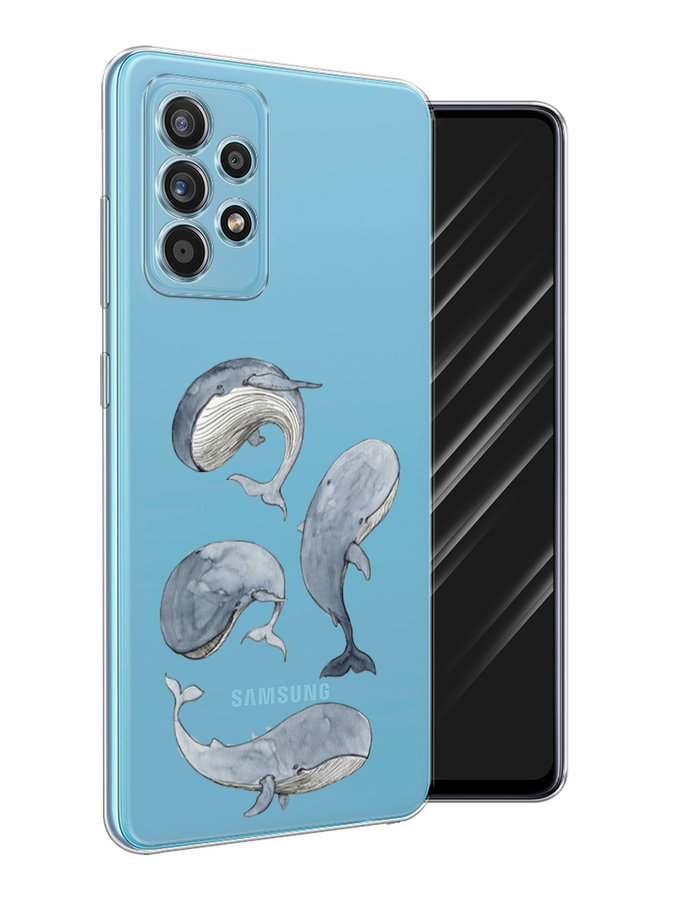 

Чехол Awog на Samsung Galaxy A52 / Самсунг A52 "Киты", Разноцветный, 2102450-1