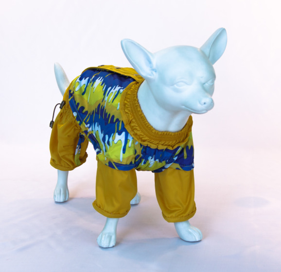 фото Комбинезон g.k.dog 70233уткр, с кокеткой, на кнопках