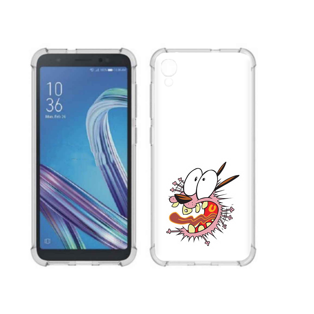 

Чехол MyPads Tocco для Asus ZenFone Live L1 (G552KL) испуганный бобик (PT113202.648.381), Прозрачный, Tocco