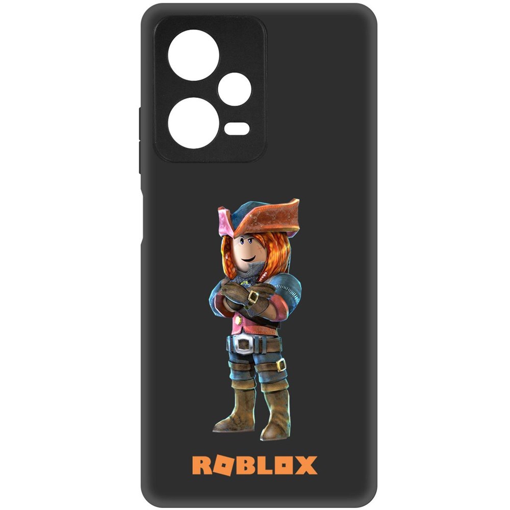 

Чехол-накладка Софт Roblox-Эзебель для Xiaomi Redmi Note 12 Pro+ 5G, Черный