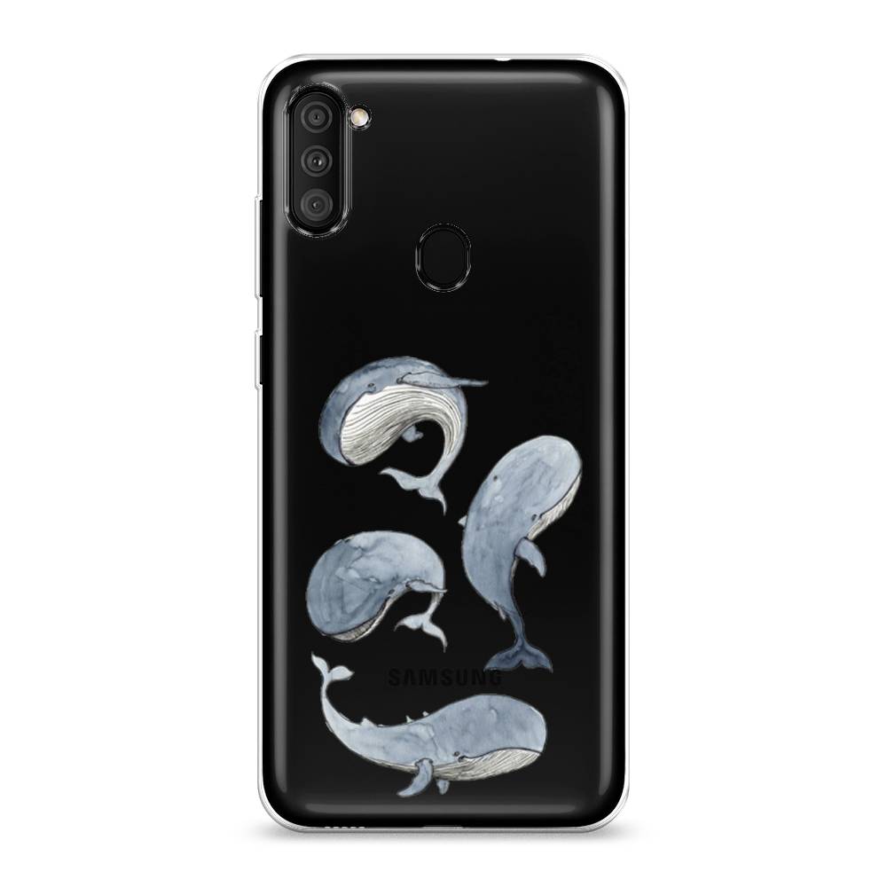 

Чехол Awog на Samsung Galaxy A11 / Самсунг A11 "Киты", Разноцветный, 2100150-1