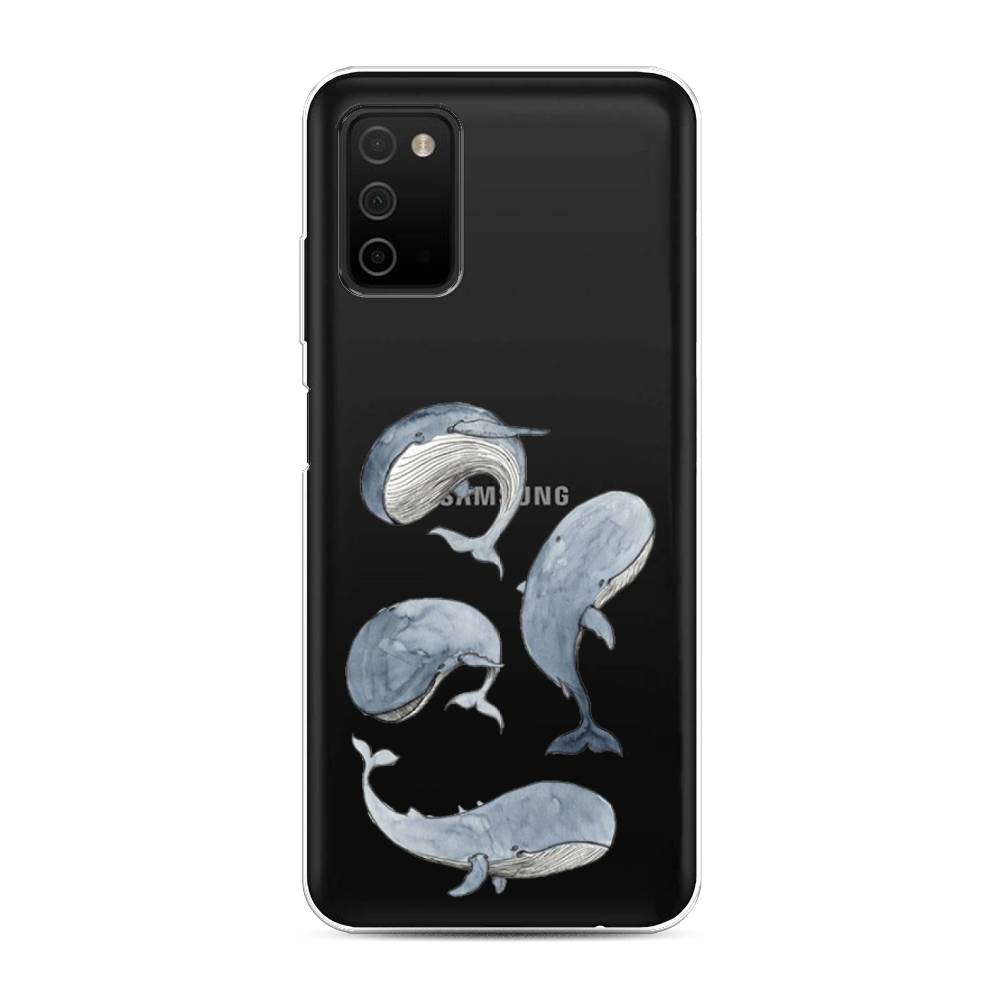 

Чехол Awog на Samsung Galaxy A03S / Самсунг A03S "Киты", Разноцветный, 2103250-1