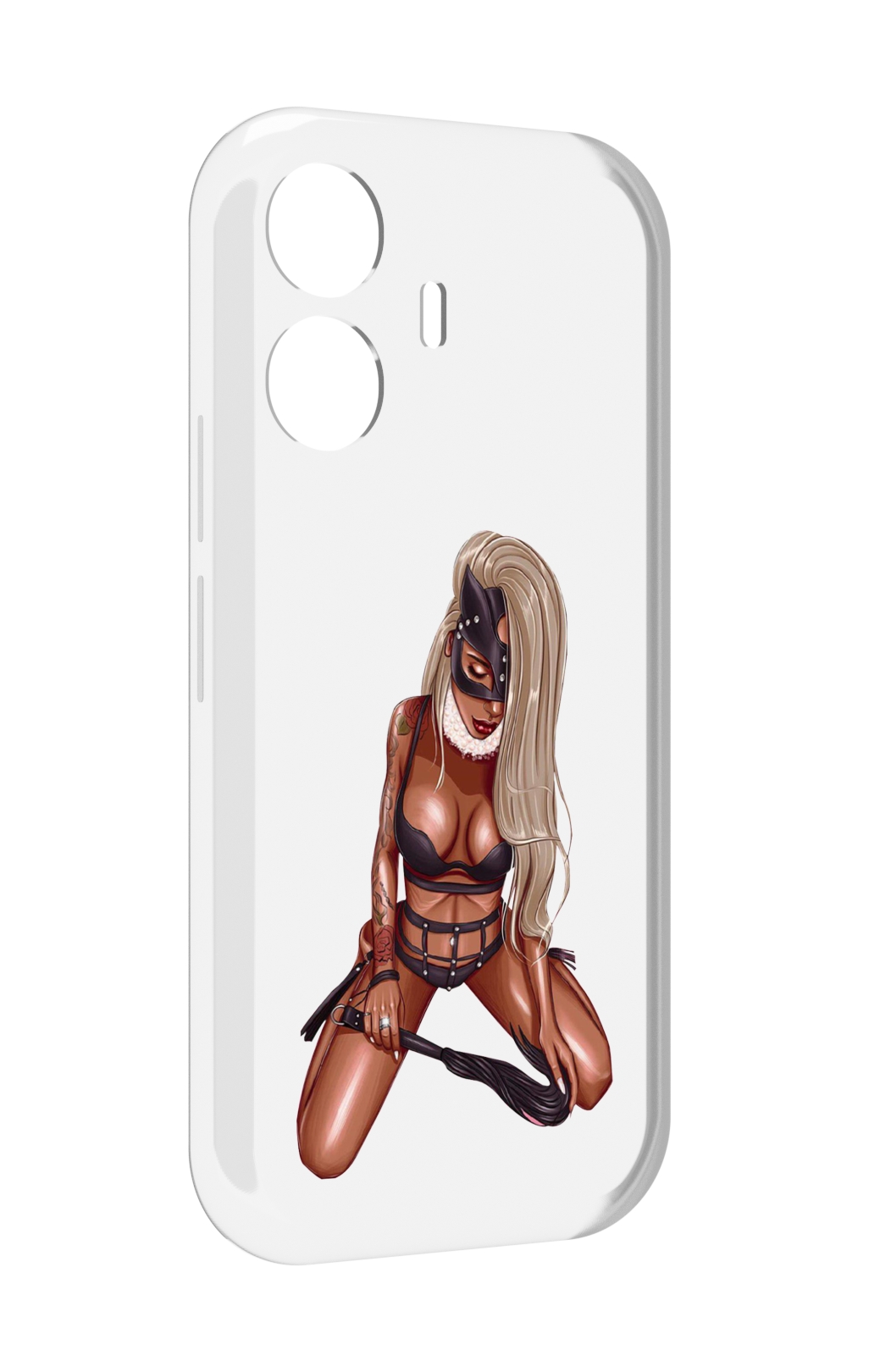 

Чехол MyPads плохая-девушка женский для Vivo Y77E / Vivo iQOO Z6 Lite, Прозрачный, Tocco