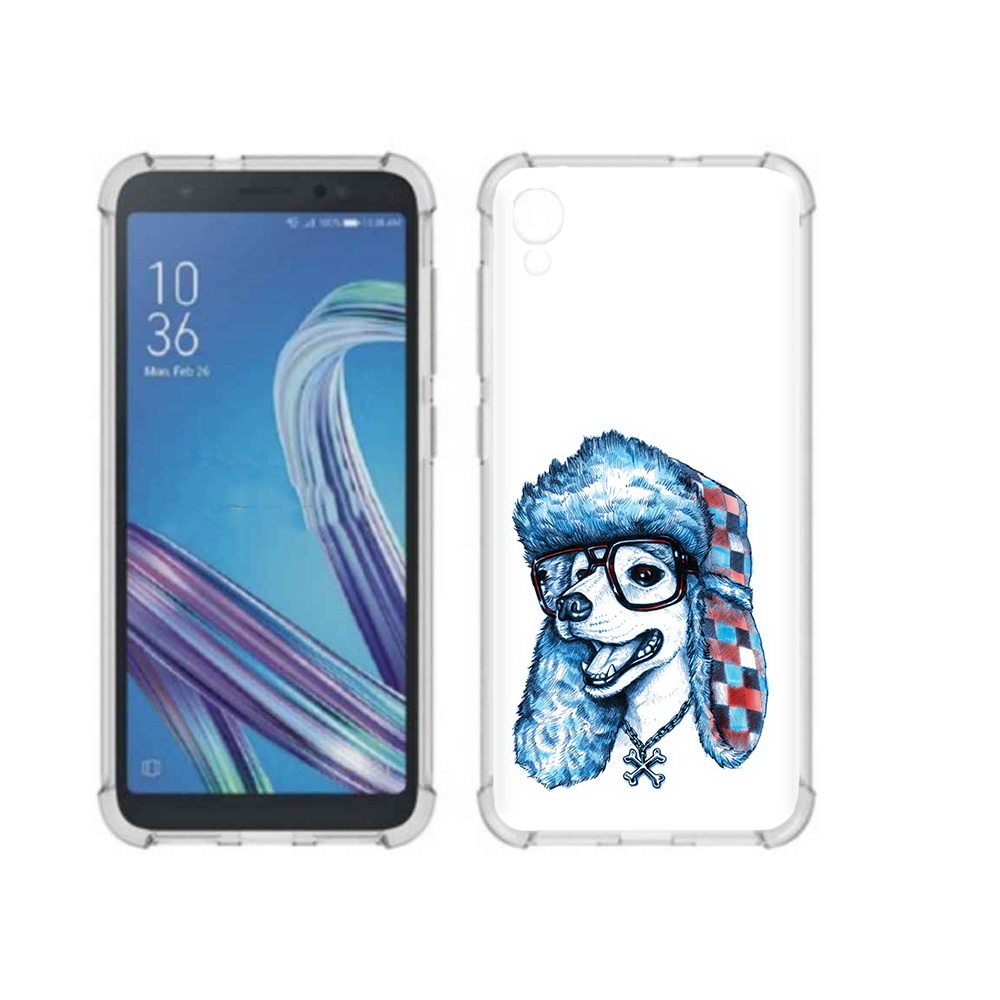 

Чехол MyPads Tocco для Asus ZenFone Live L1 (G552KL) зимний пес (PT113202.648.362), Прозрачный, Tocco