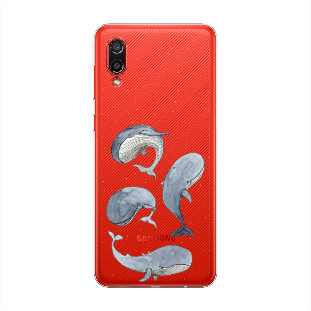 

Чехол Awog на Samsung Galaxy A02 / Самсунг A02 "Киты", Разноцветный, 2102550-1