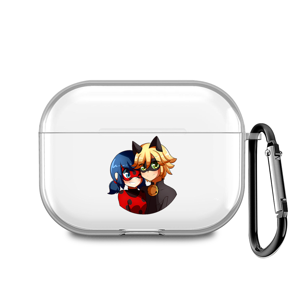 

Чехол для наушников AirPods Pro 2 "Ladybug and Chat Noir anime", AIPC-440-9E-1