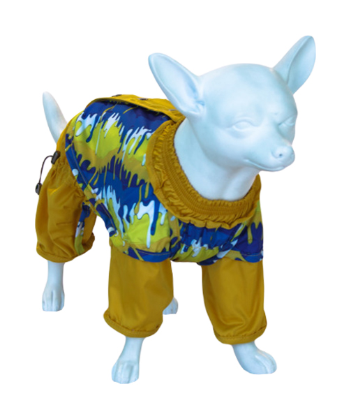 

Комбинезон G.K.dog 70230Lу, с кокеткой, на кнопках, Разноцветный