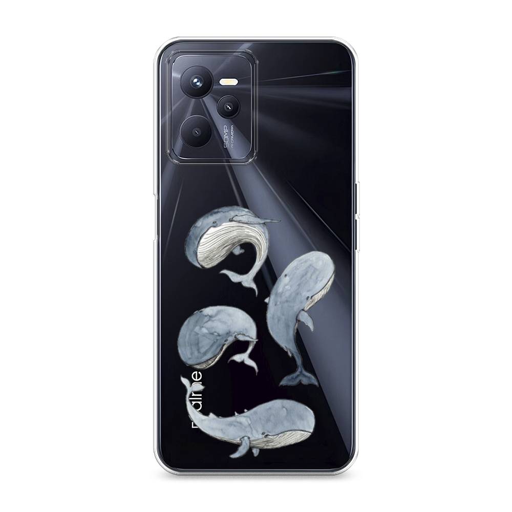 

Чехол Awog на Realme C35 "Киты", Разноцветный, 259250-1