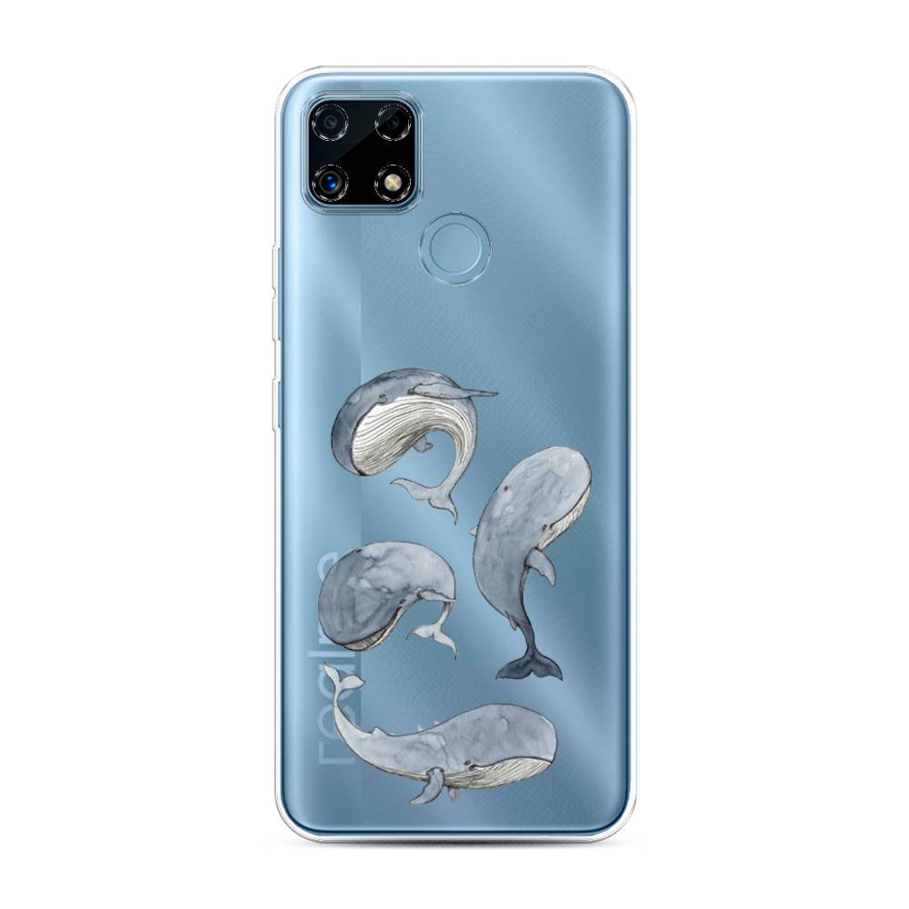 

Чехол Awog на Realme C25/C25s "Киты", Разноцветный, 257450-1