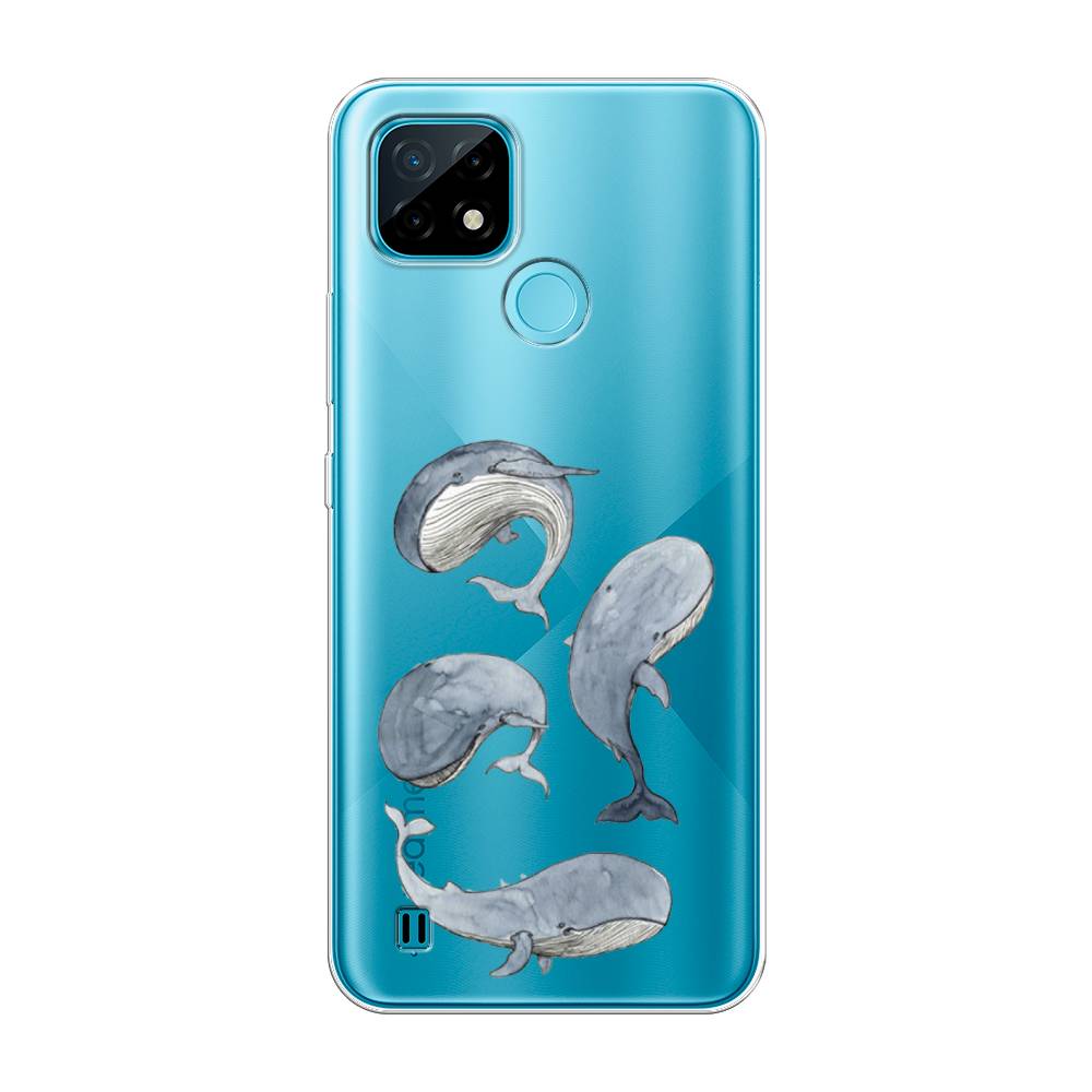 

Чехол Awog на Realme C21 "Киты", Разноцветный, 254950-1
