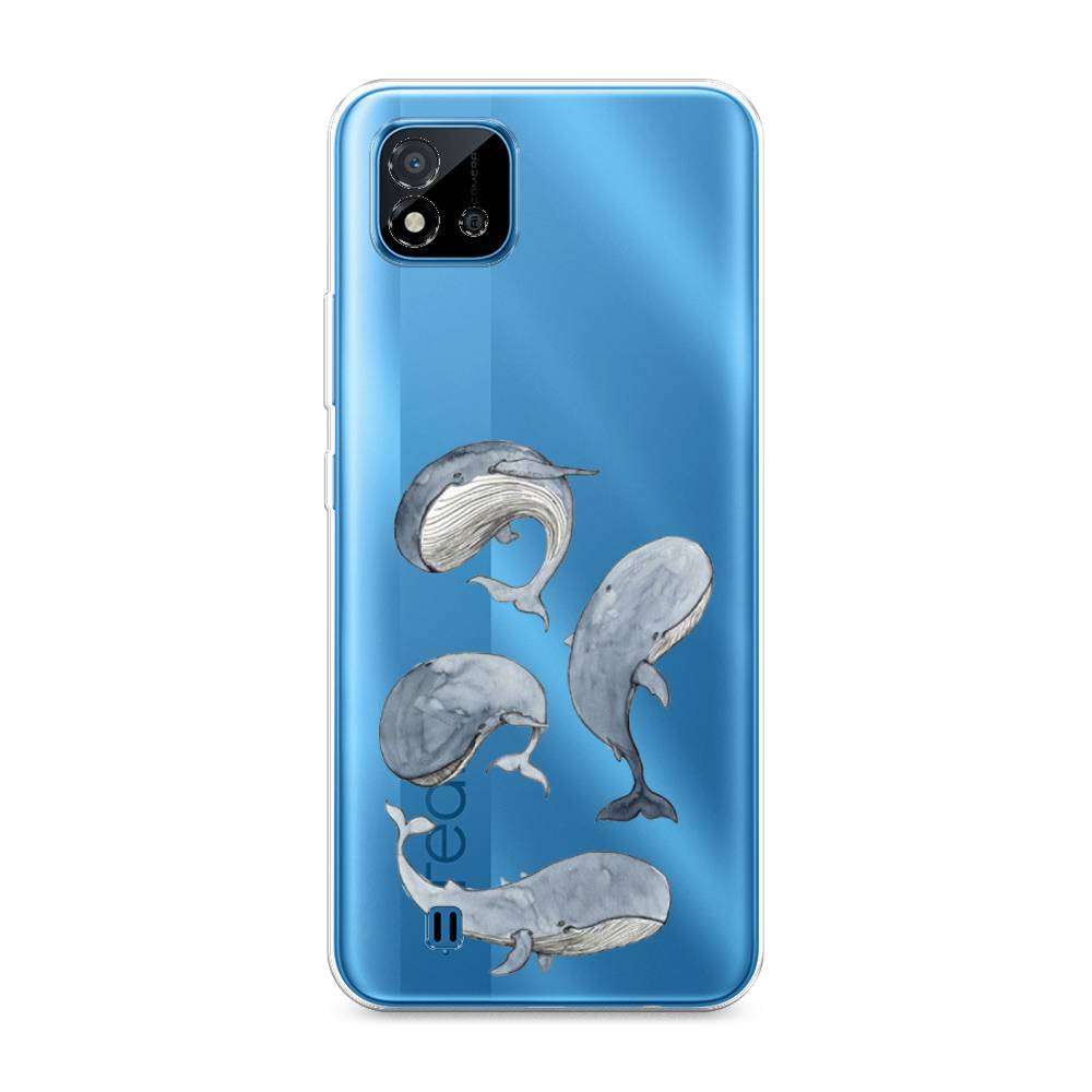 

Чехол Awog на Realme C20 "Киты", Разноцветный, 254850-1
