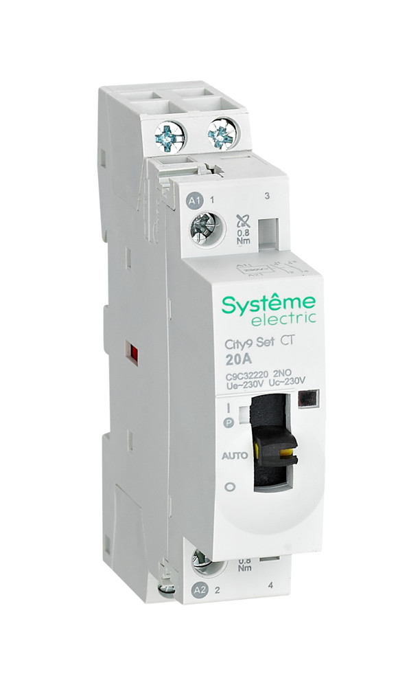 

Контактор Systeme Electric C9C32220, 2 полюса, 20A