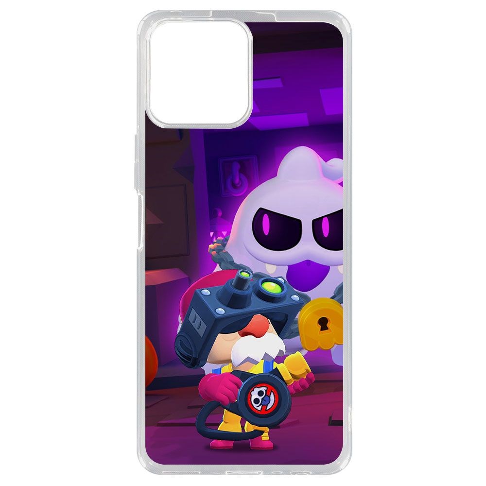 Чехол-накладка Brawl Stars-Охотник за Скуиками Гэйл для Honor X8