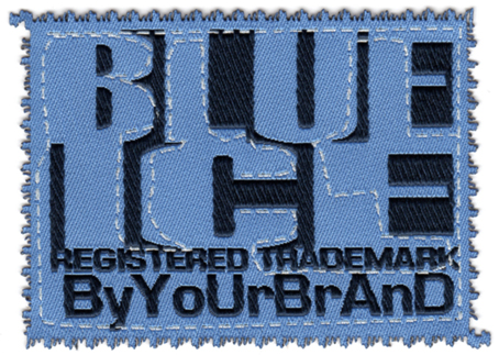 

090685BSB Термоаппликация HKM "Blue Ice By Your Drand", Синий