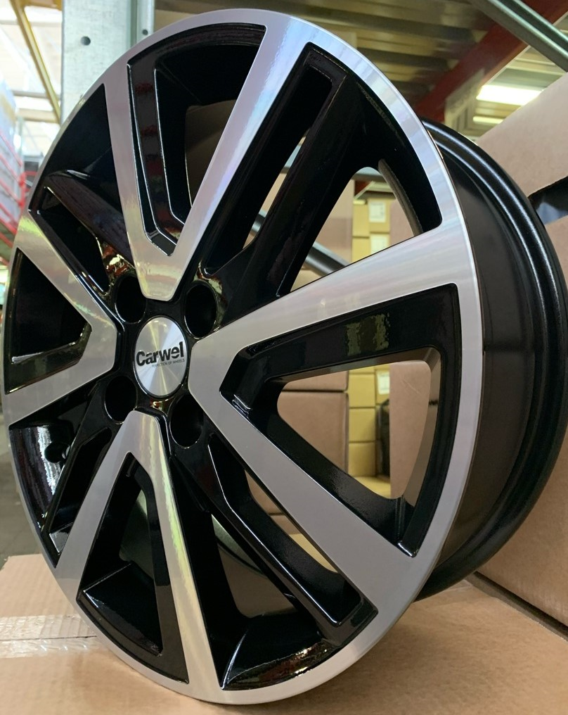 

Колесный диск Carwel Таймыр 1609 (ABT) 6xR16 ET37 4*100 D60.1, Черный