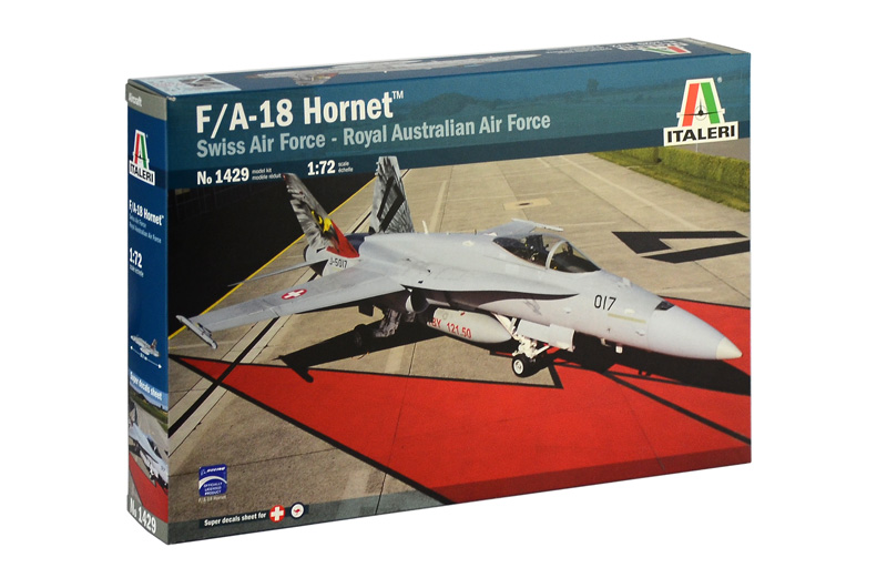 фото Сборная модель italeri 1/72 самолет f/a-18 hornet swiss air force 1429