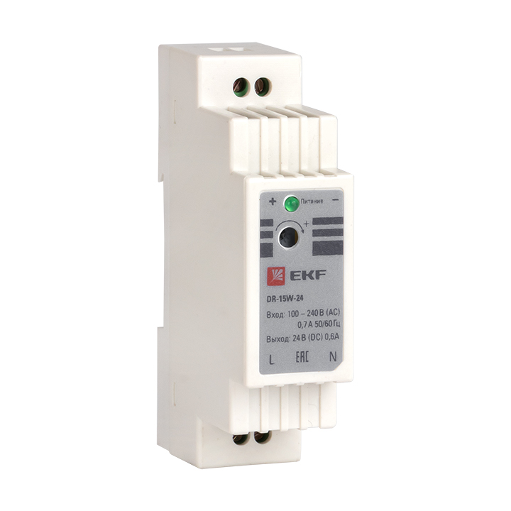 фото Блок питания 24в dr-15w-24 ekf proxima