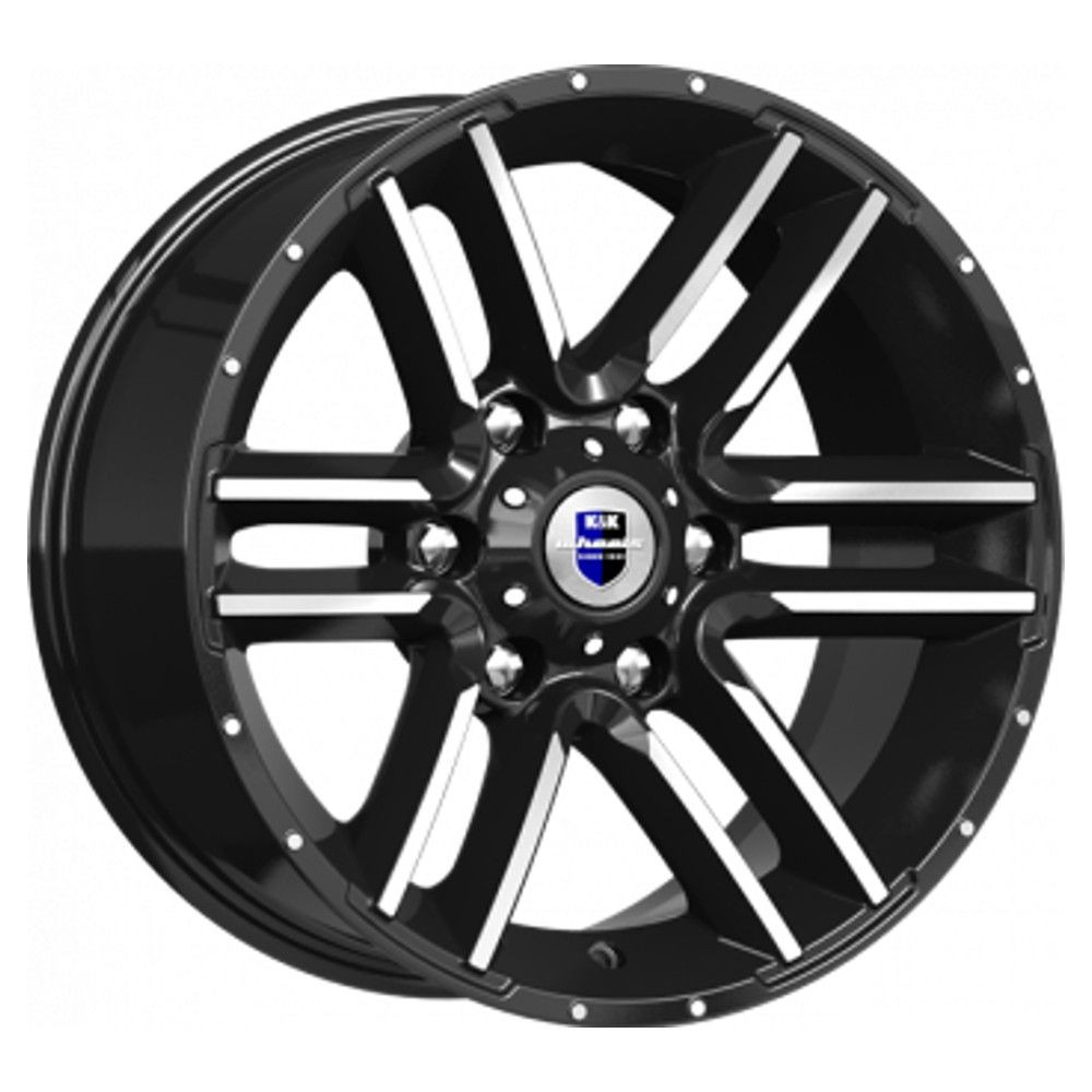 

Колесный диск K&K Алгама (КС762) (BA) 8xR17 ET-10 6*139.7 D106.1, Черный