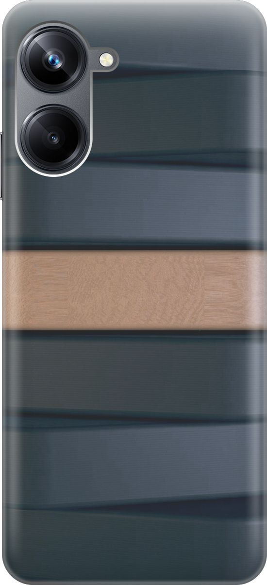

Силиконовый чехол на Realme 10 Pro "Бежевая доска", Бежевый;серый, 158581