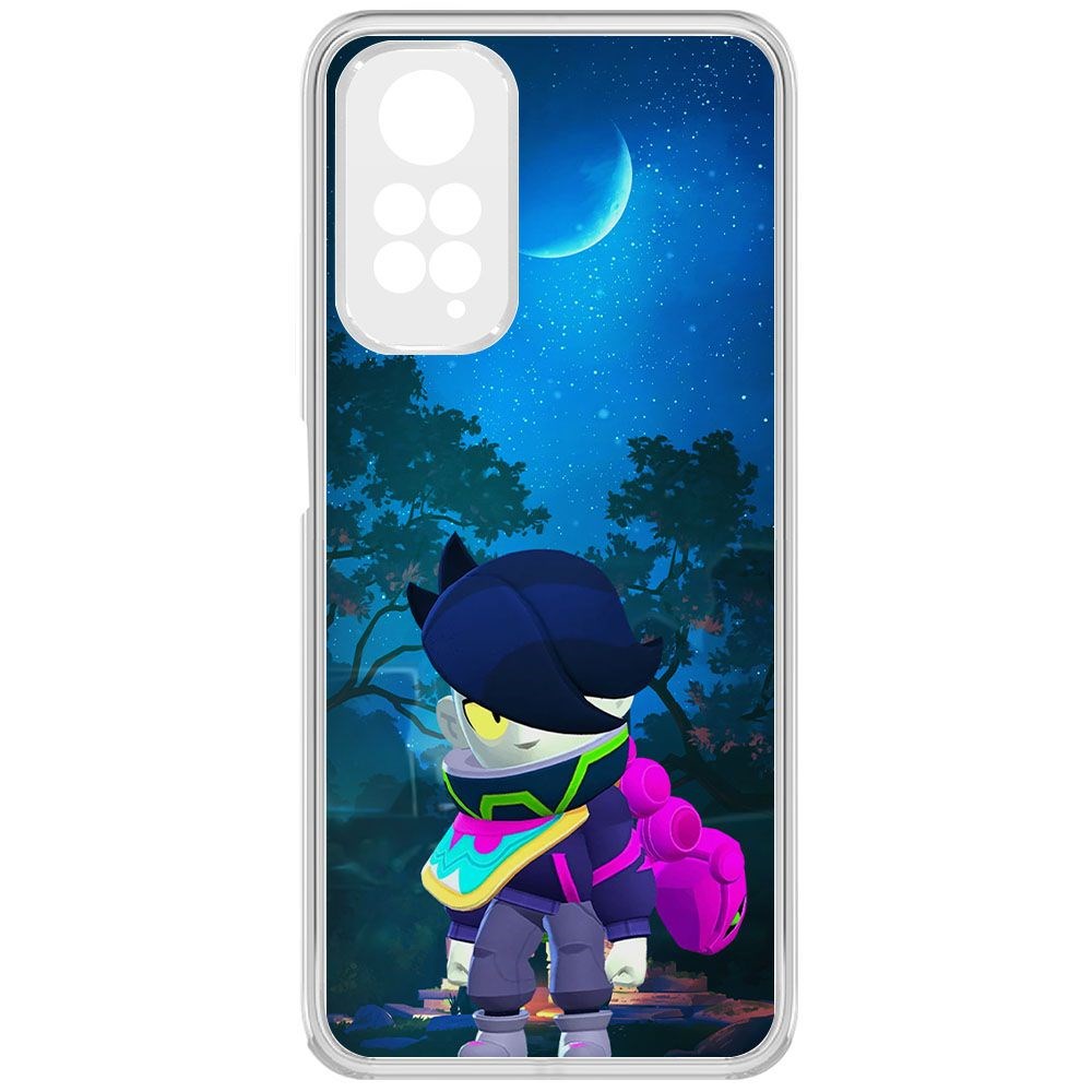 

Чехол-накладка Brawl Stars-Орочи Эдгар для Xiaomi Redmi Note 11S, Прозрачный
