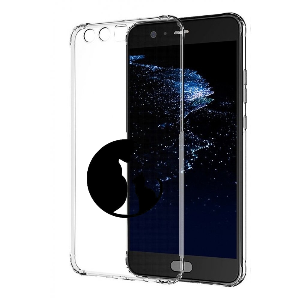 

Чехол бампер MyPads коты в полукруге для Huawei P10 Plus противо, Прозрачный, Tocco
