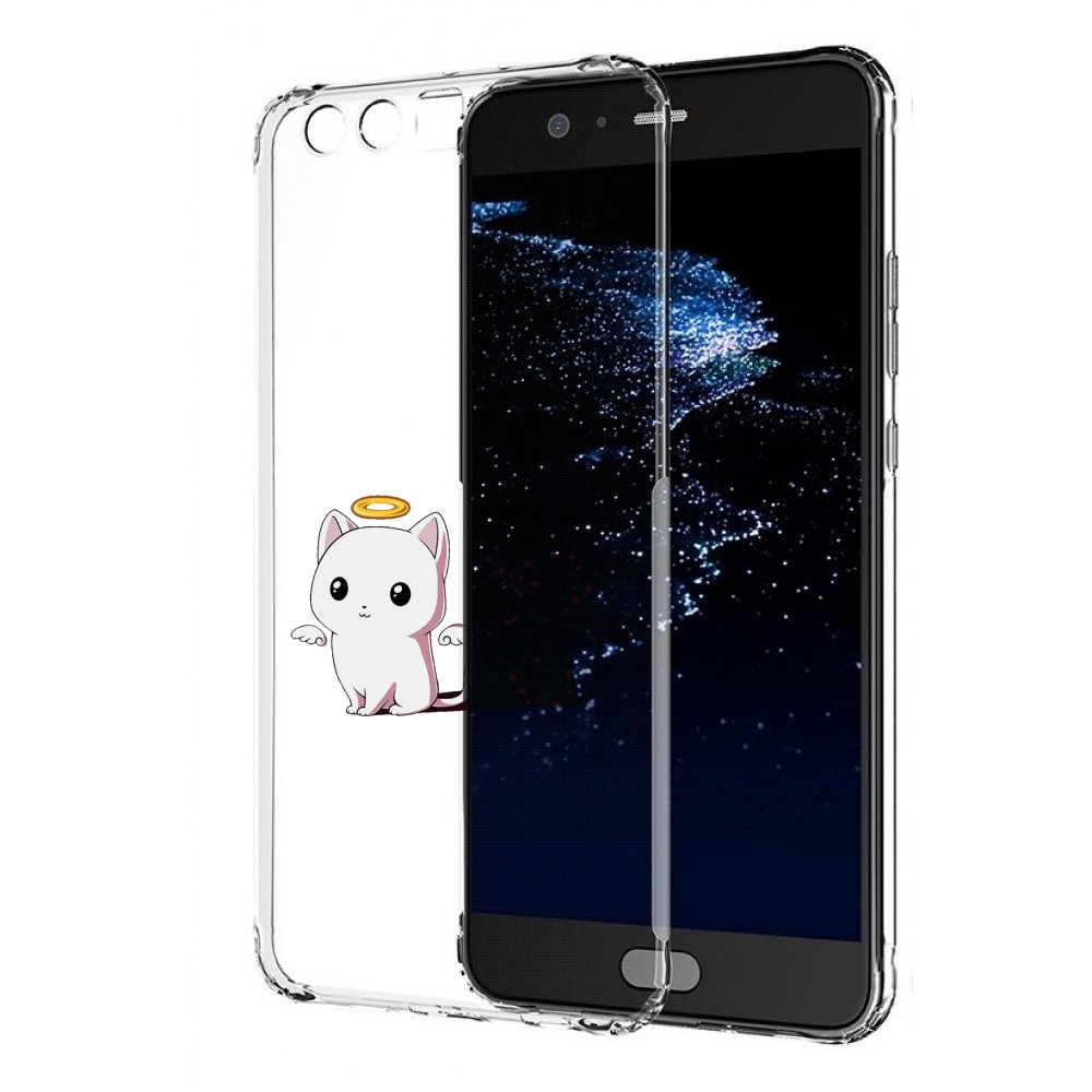 

Чехол бампер MyPads котик-с-злой-тенью для Huawei P10 Plus проти, Прозрачный, Tocco