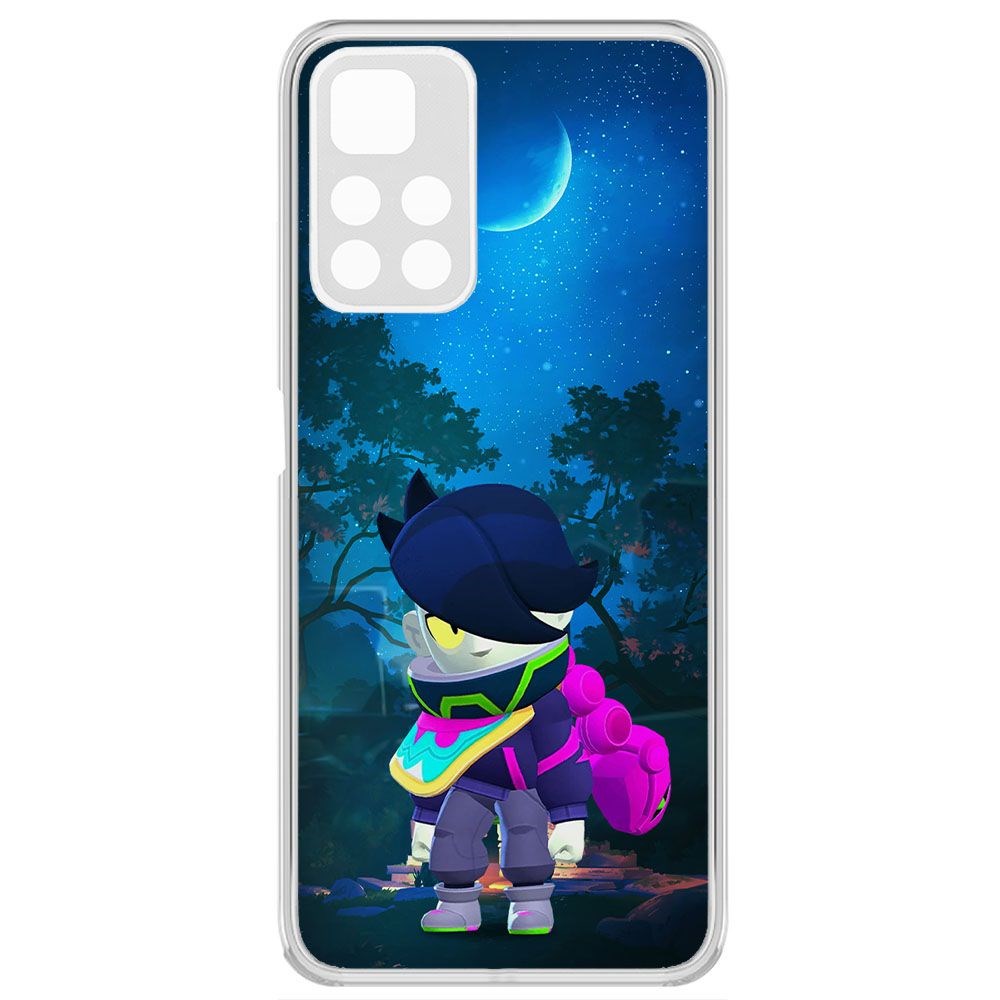

Чехол-накладка Brawl Stars-Орочи Эдгар для Xiaomi Redmi Note 11, Прозрачный