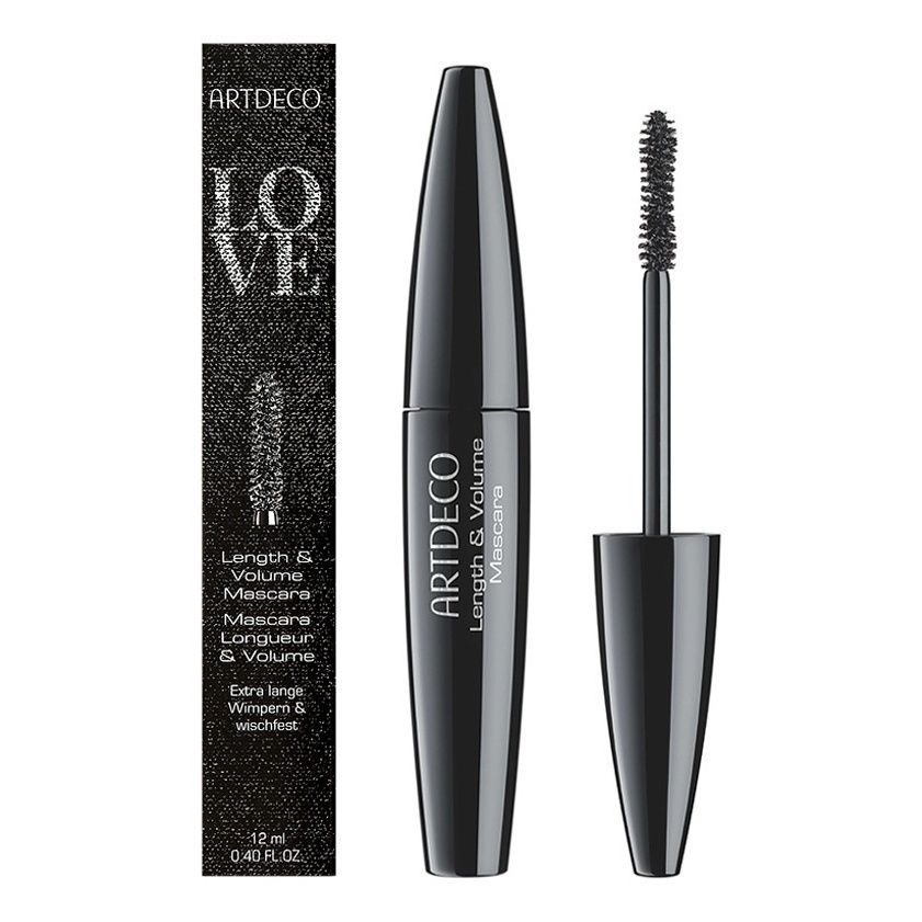 Тушь для ресниц Artdeco Length & volume mascara тон 01 black 12 мл