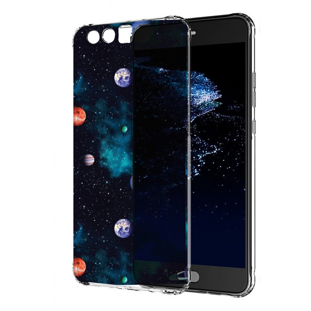 

Чехол бампер MyPads космическое-пространство для Huawei P10 Plus, Прозрачный, Tocco