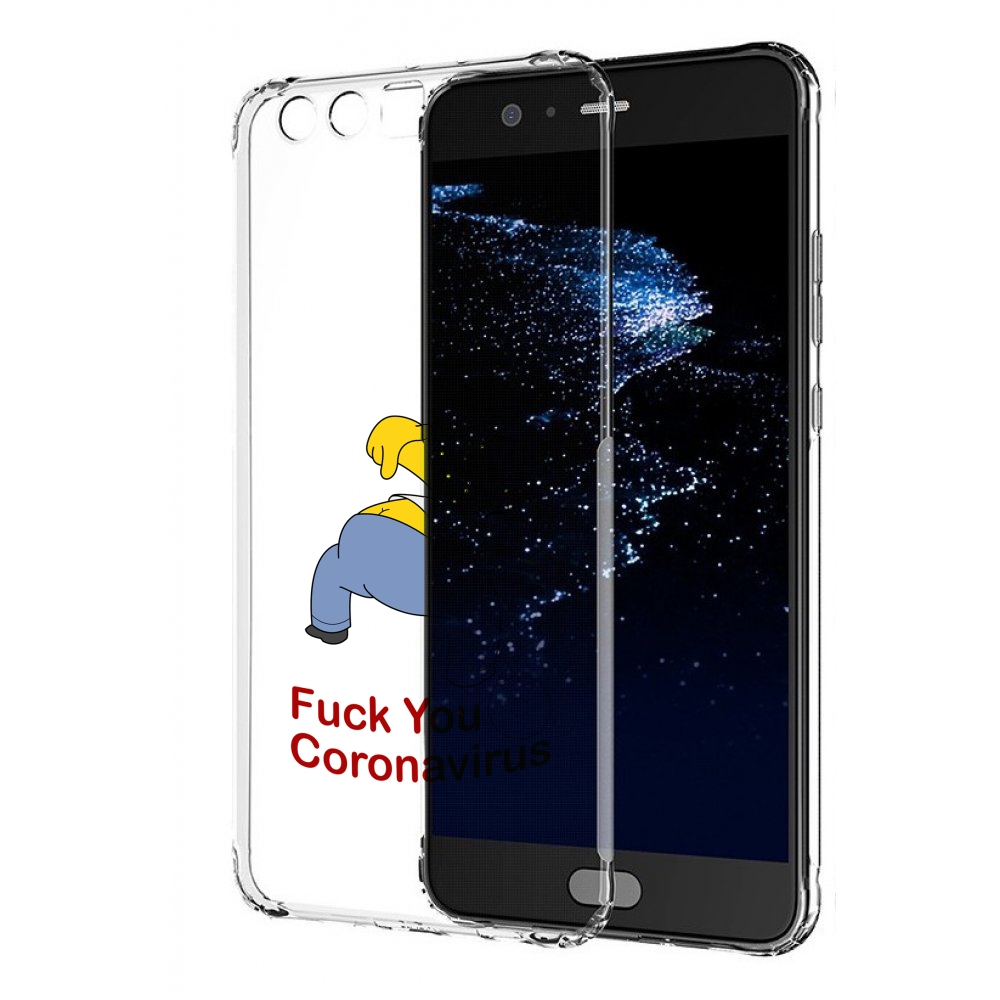 

Чехол бампер MyPads корона-уходи для Huawei P10 Plus противоударный, Прозрачный, Tocco