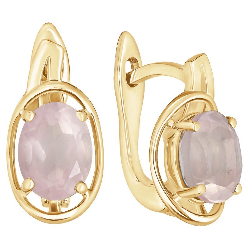 

Серьги из серебра с кварцем LAZURIT-ONLINE 7752YG, 7752YG