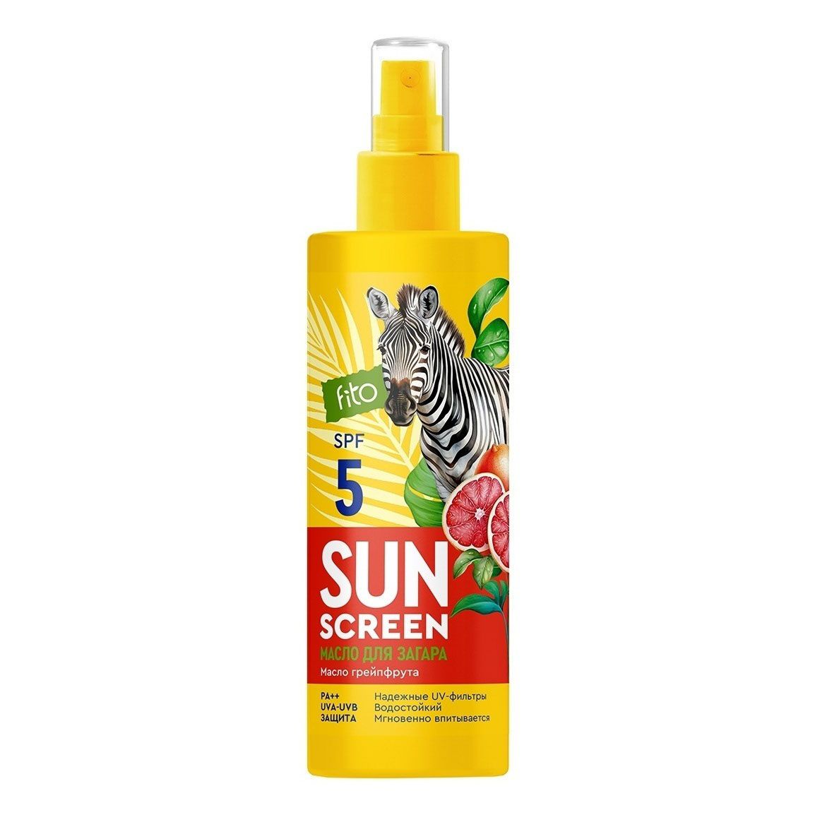 Средства для загара Fito Cosmetic Sun Screen для лица и тела SPF 5 150 мл