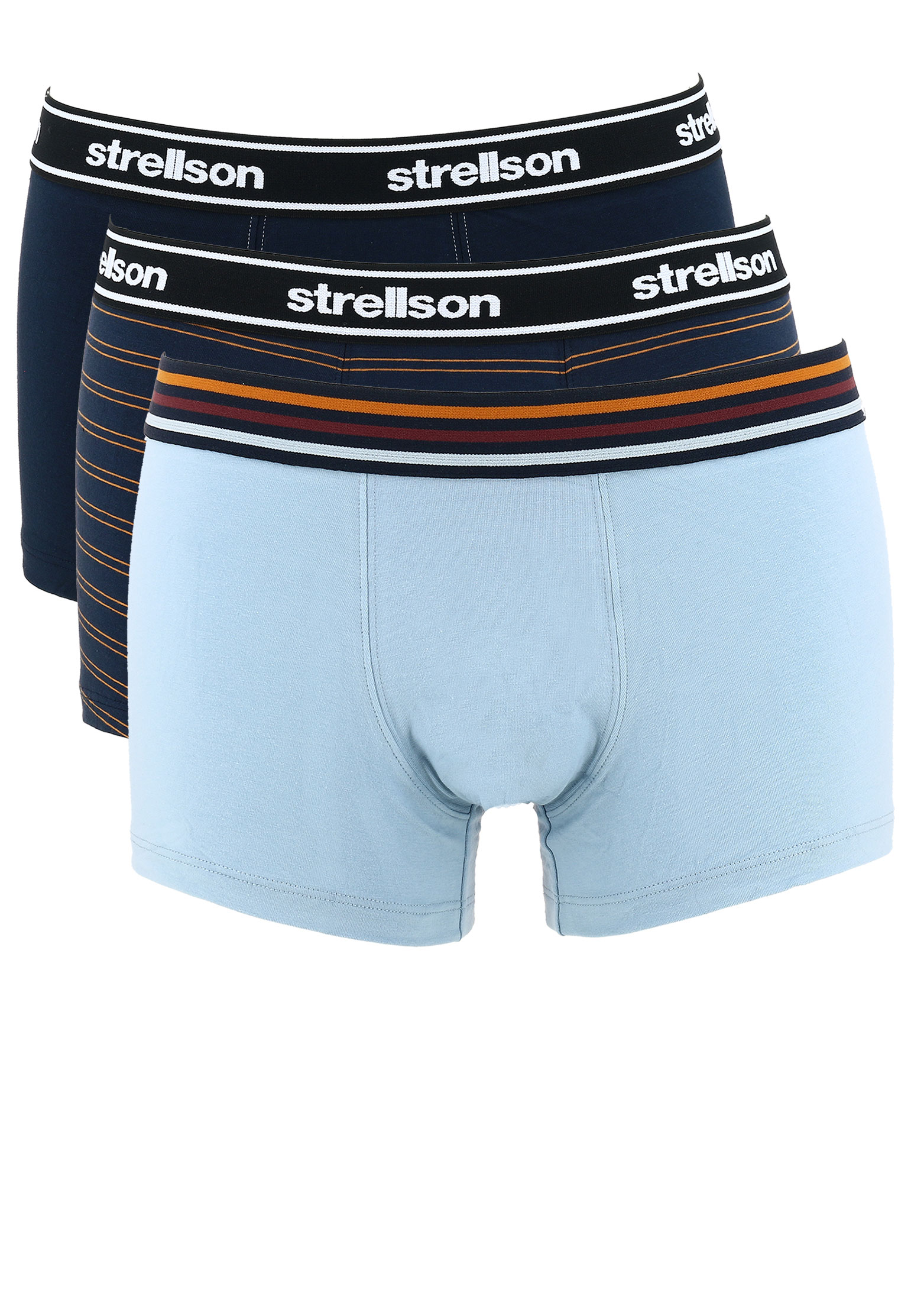 

Комплект трусов мужских Strellson 132437 синих 2XL, 132437
