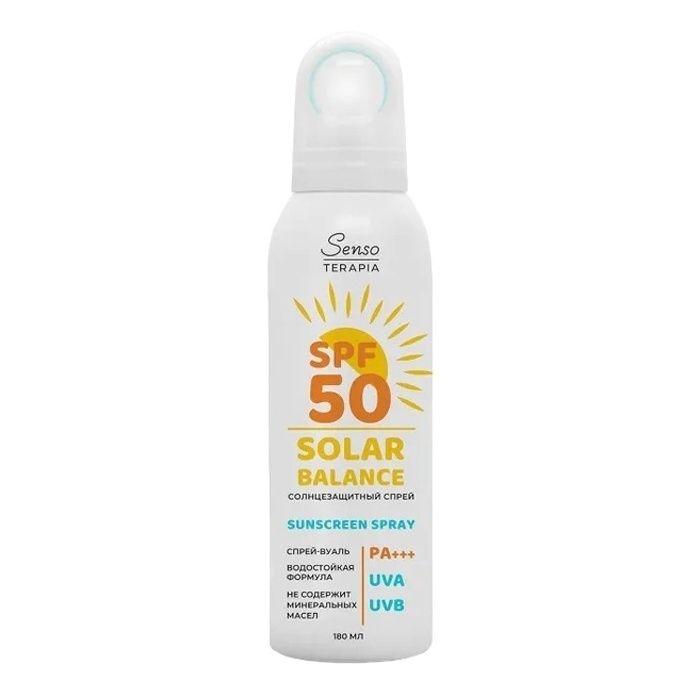 Солнцезащитный спрей Senso Terapia Solar Balance Sunscreen Spray 50 РА SPF 180 мл 9669₽