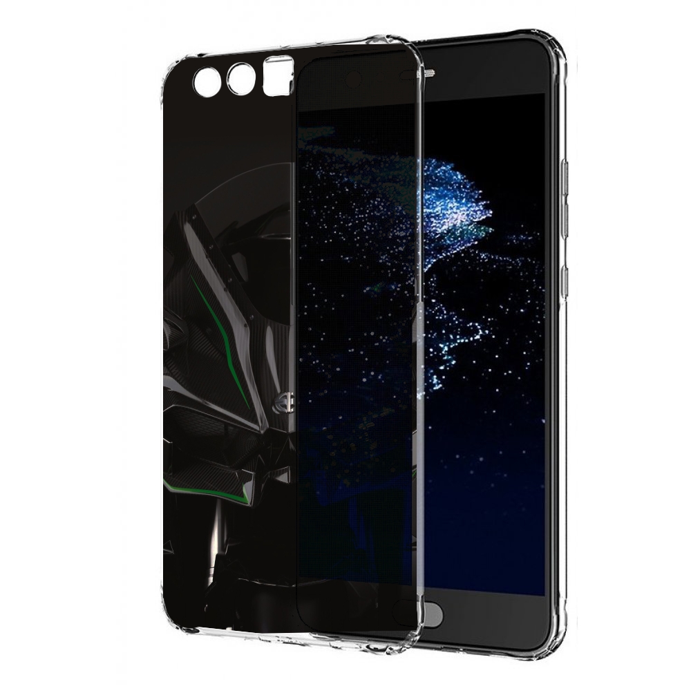 

Чехол бампер MyPads кавасаки мото для Huawei P10 Plus противоуда, Прозрачный, Tocco