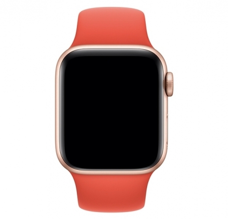 

Ремешок силиконовый для Apple Watch 42/44мм (2), абрикосовый, на кнопке