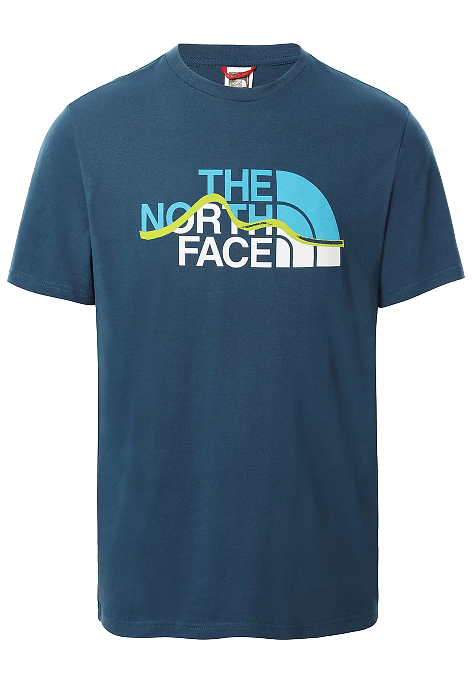 

Футболка мужская The North Face 132225 синяя 2XL, Синий, 132225