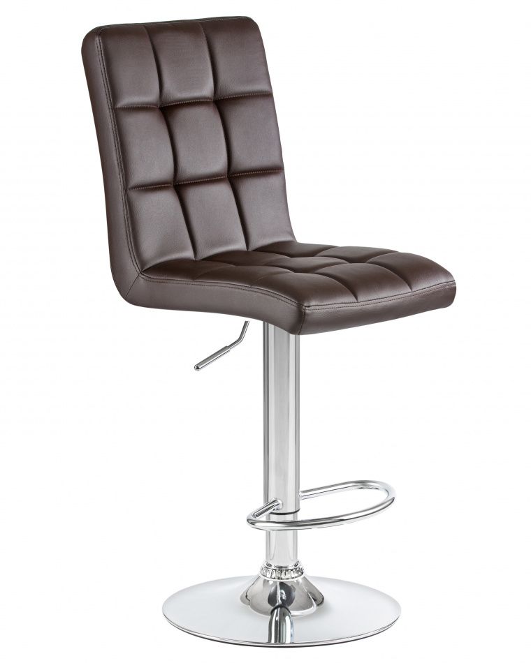 фото Барный стул лого-м kruger 5009 коричневый