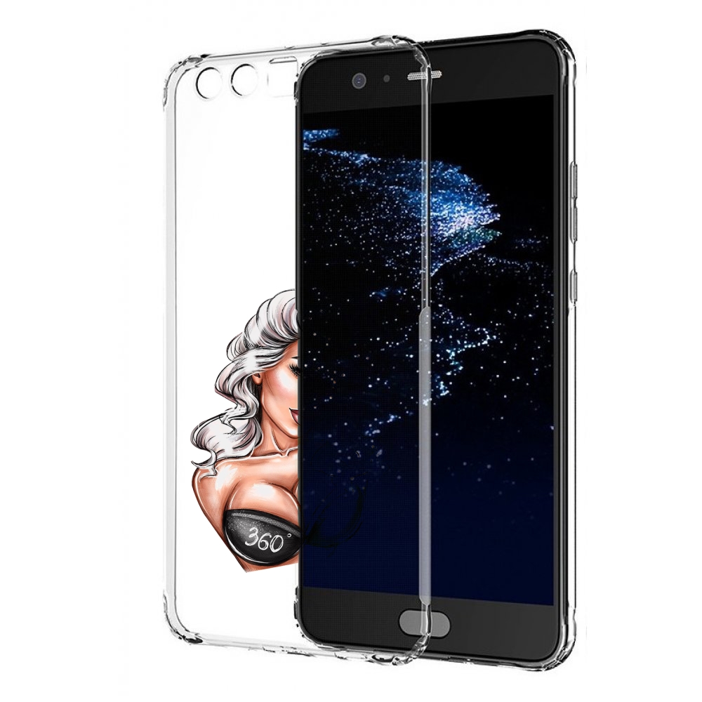 

Чехол бампер MyPads ивлеева-рисунок женский для Huawei P10 Plus, Прозрачный, Tocco