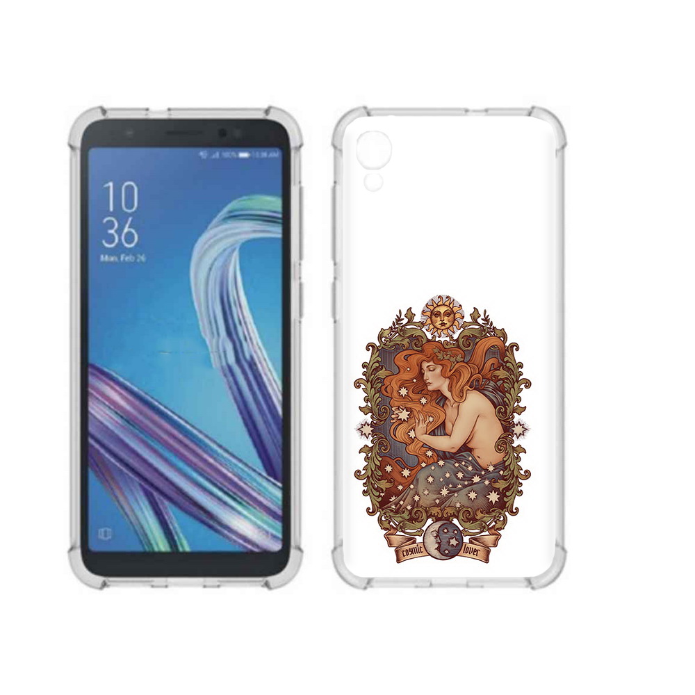 Чехол MyPads Tocco для Asus ZenFone Live L1 (G552KL) звездная девушка абстракция