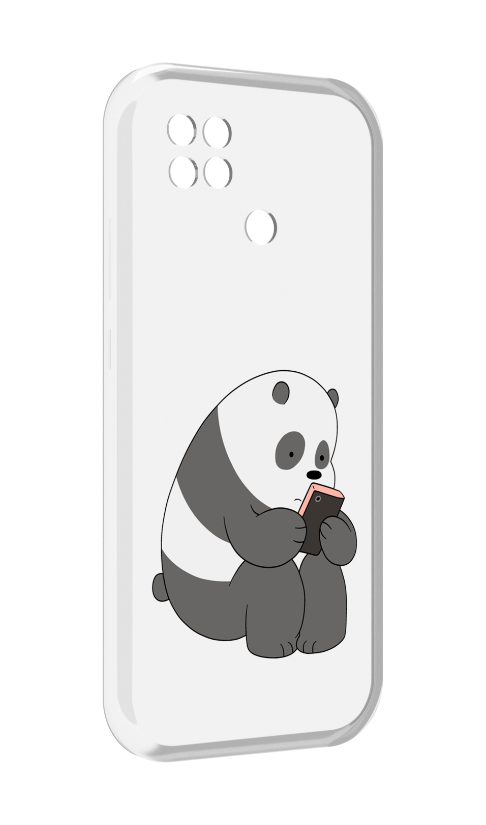 

Чехол MyPads панда-в-телефоне для Xiaomi Poco C40, Прозрачный, Tocco