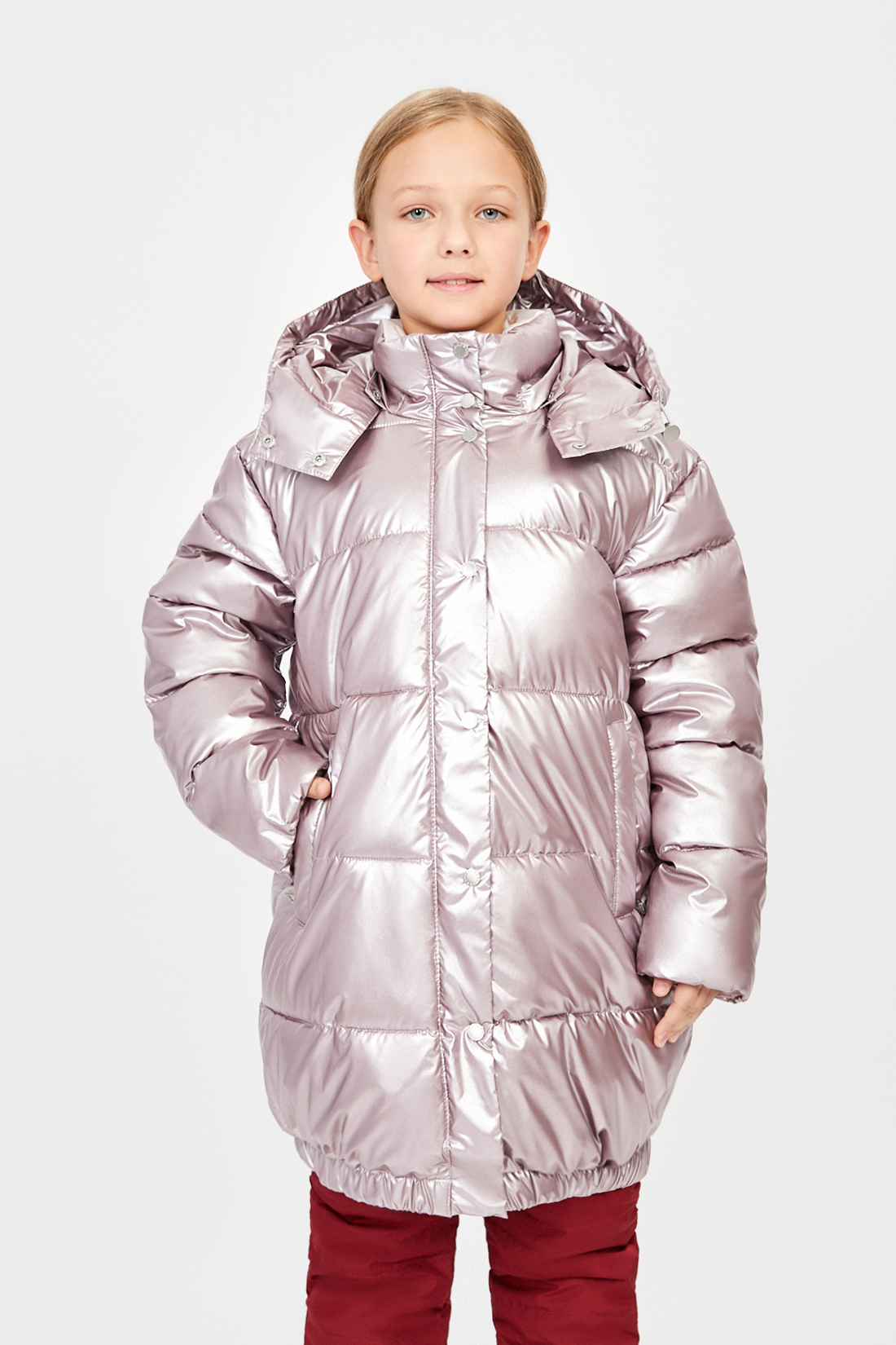 фото Куртка (эко пух) baon bk041507 цв. розовый р. 134