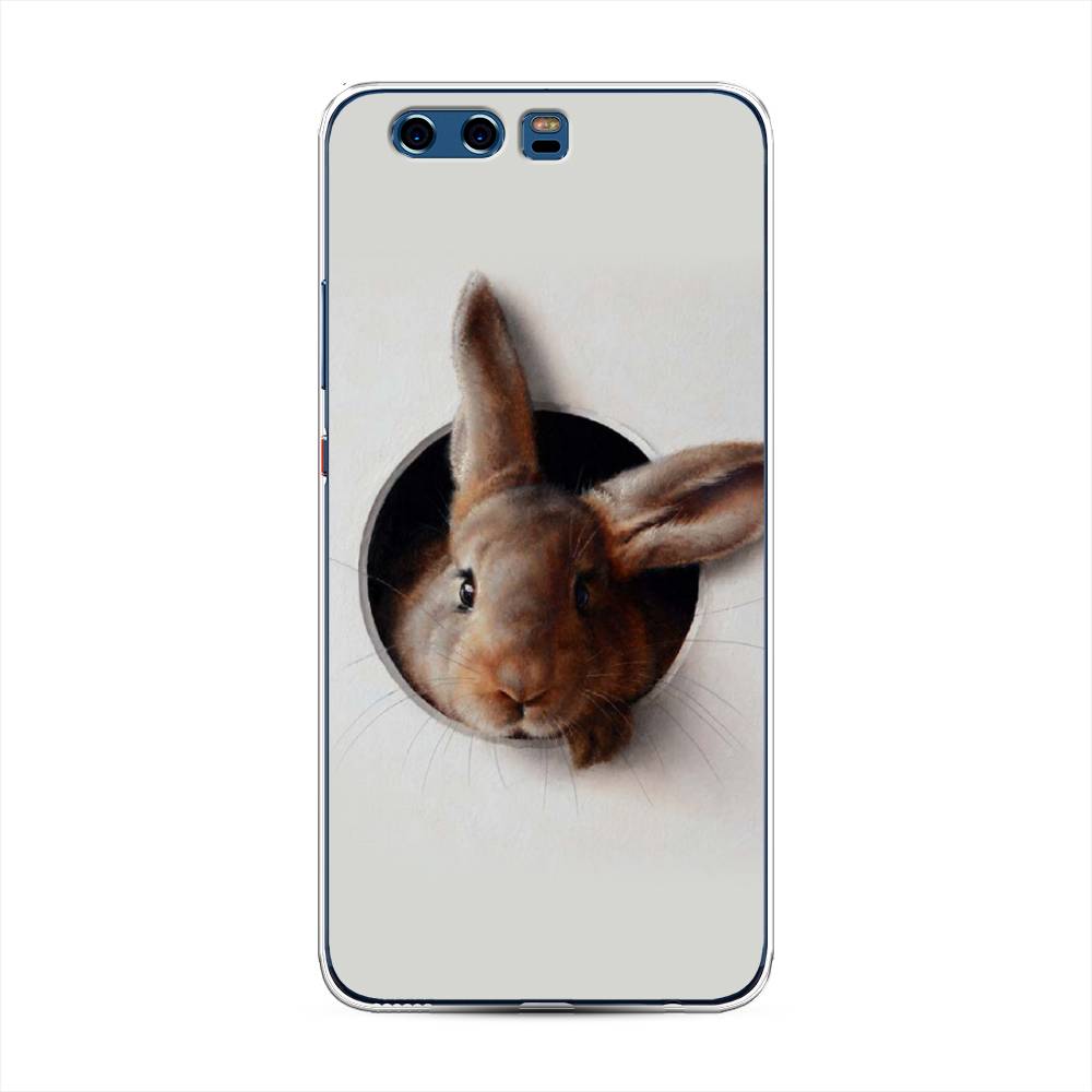 

Чехол для Huawei P10 Plus "Любопытный кролик", Серый;коричневый, 62350-1