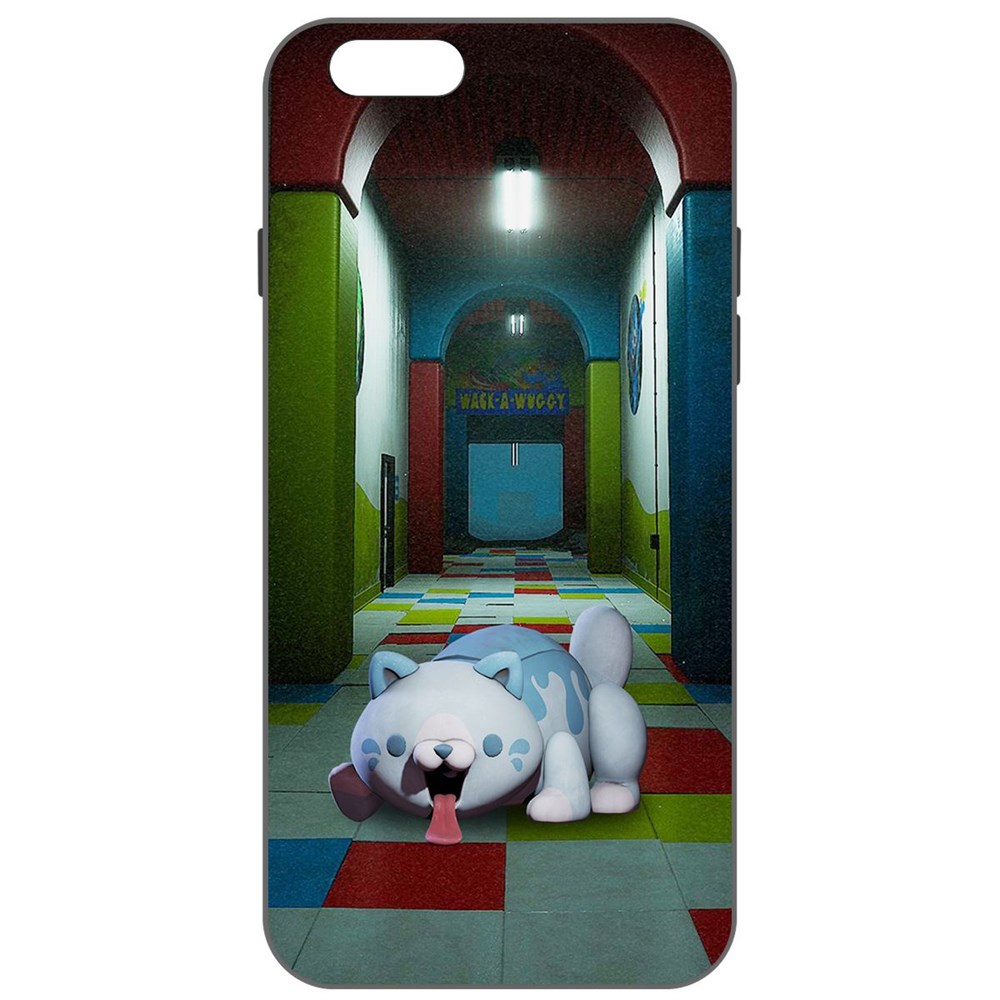 

Чехол-накладка Софт Хаги Ваги - Конфетная Кошка для iPhone 6/6s, Черный