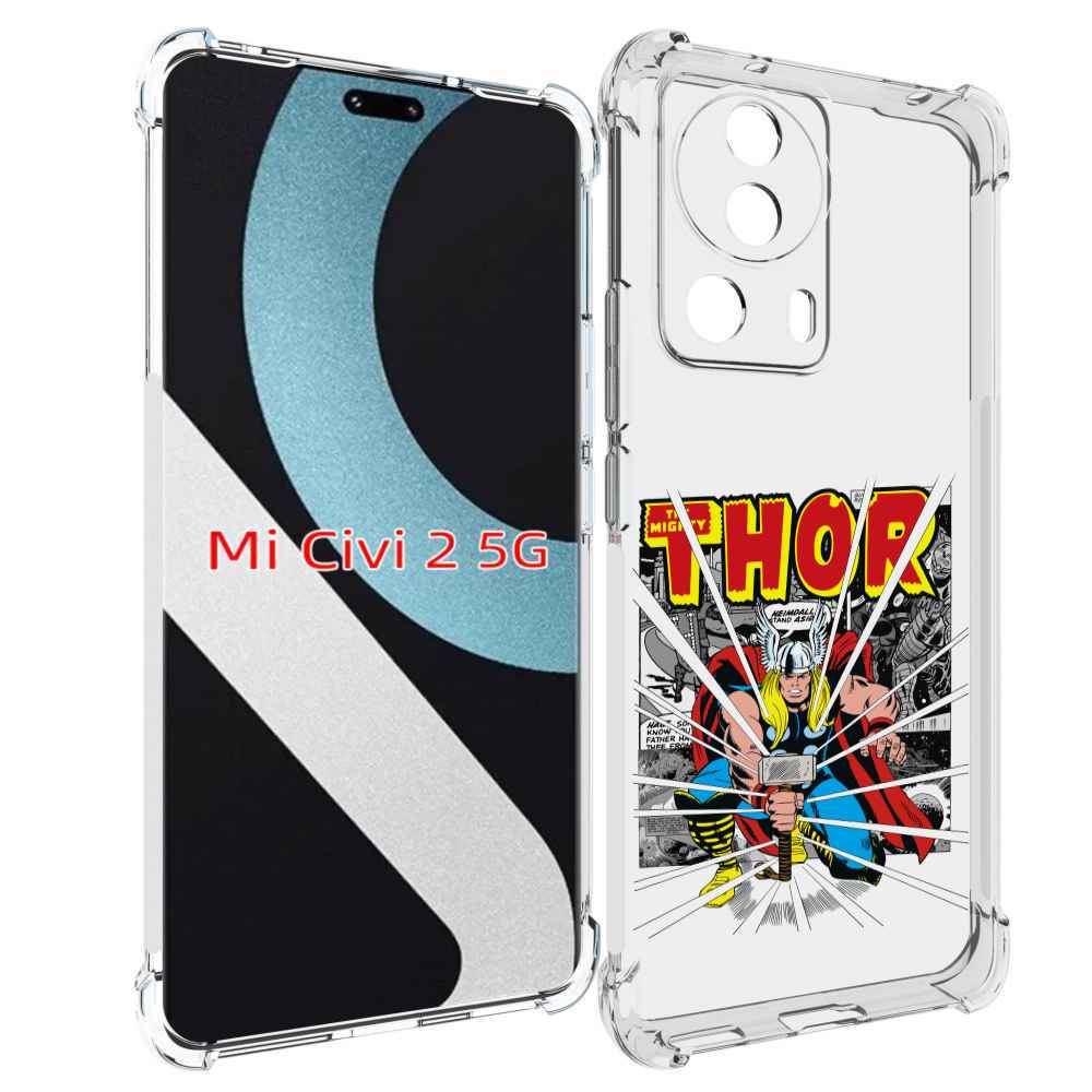 

Чехол MyPads тор рисунок для Xiaomi Civi 2, Прозрачный, Tocco