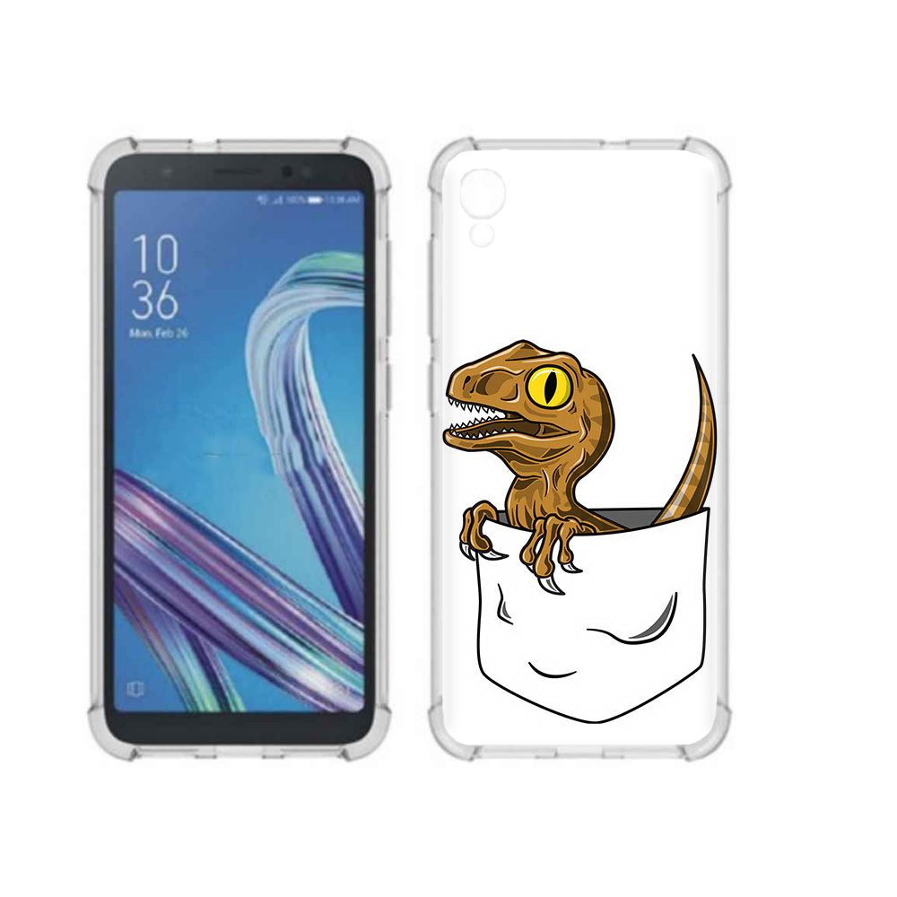 

Чехол MyPads Tocco для Asus ZenFone Live L1 (G552KL) динозавр в кармане (PT113202.648.327), Прозрачный, Tocco