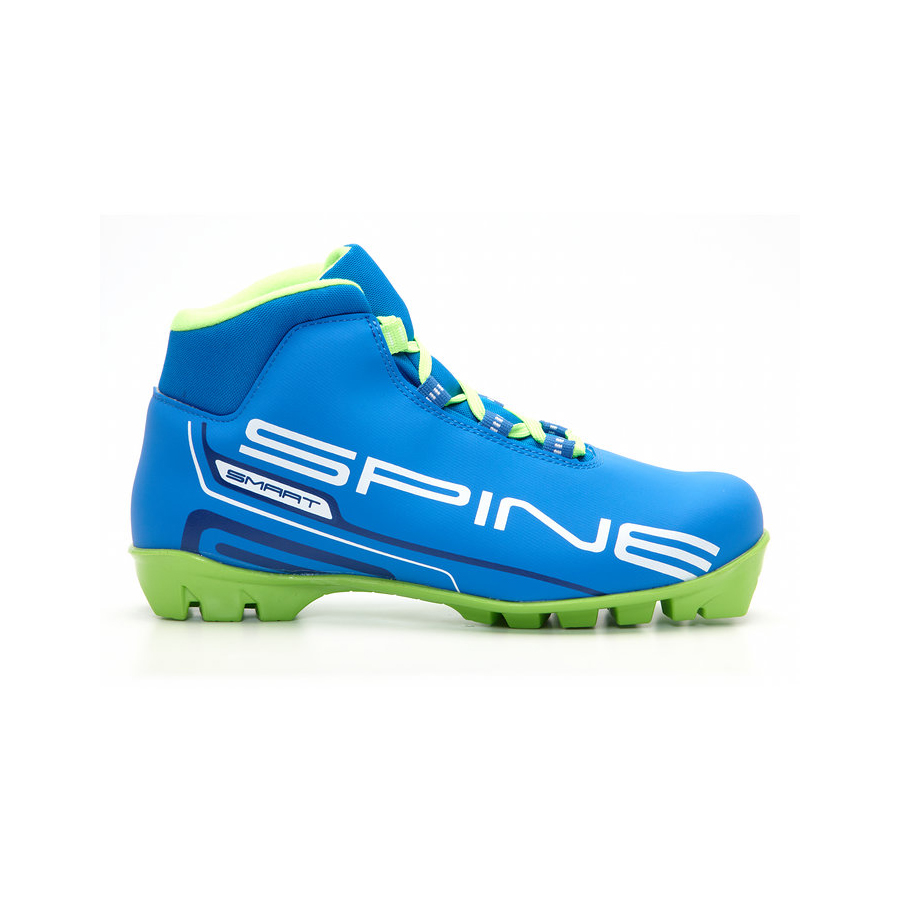 фото Ботинки для беговых лыж spine smart 357/2 nnn 2020, синие/зеленые, 29