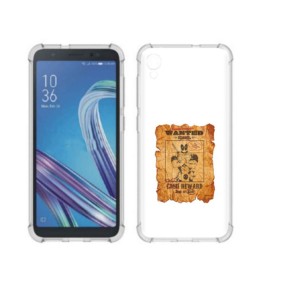 

Чехол MyPads Tocco для Asus ZenFone Live L1 (G552KL) дедпул (PT113202.648.317), Прозрачный, Tocco