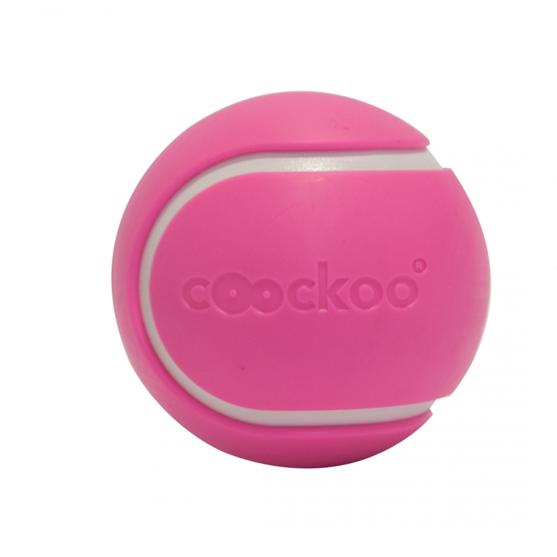 фото Интерактивная игрушка для собак coockoo magic ball, розовый, 8.6 см