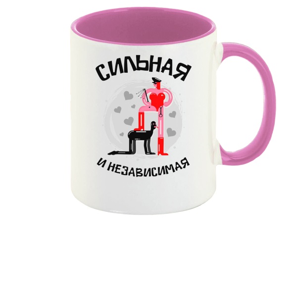 

Кружка CoolPodarok Прикол. Сильная и независимая женщина